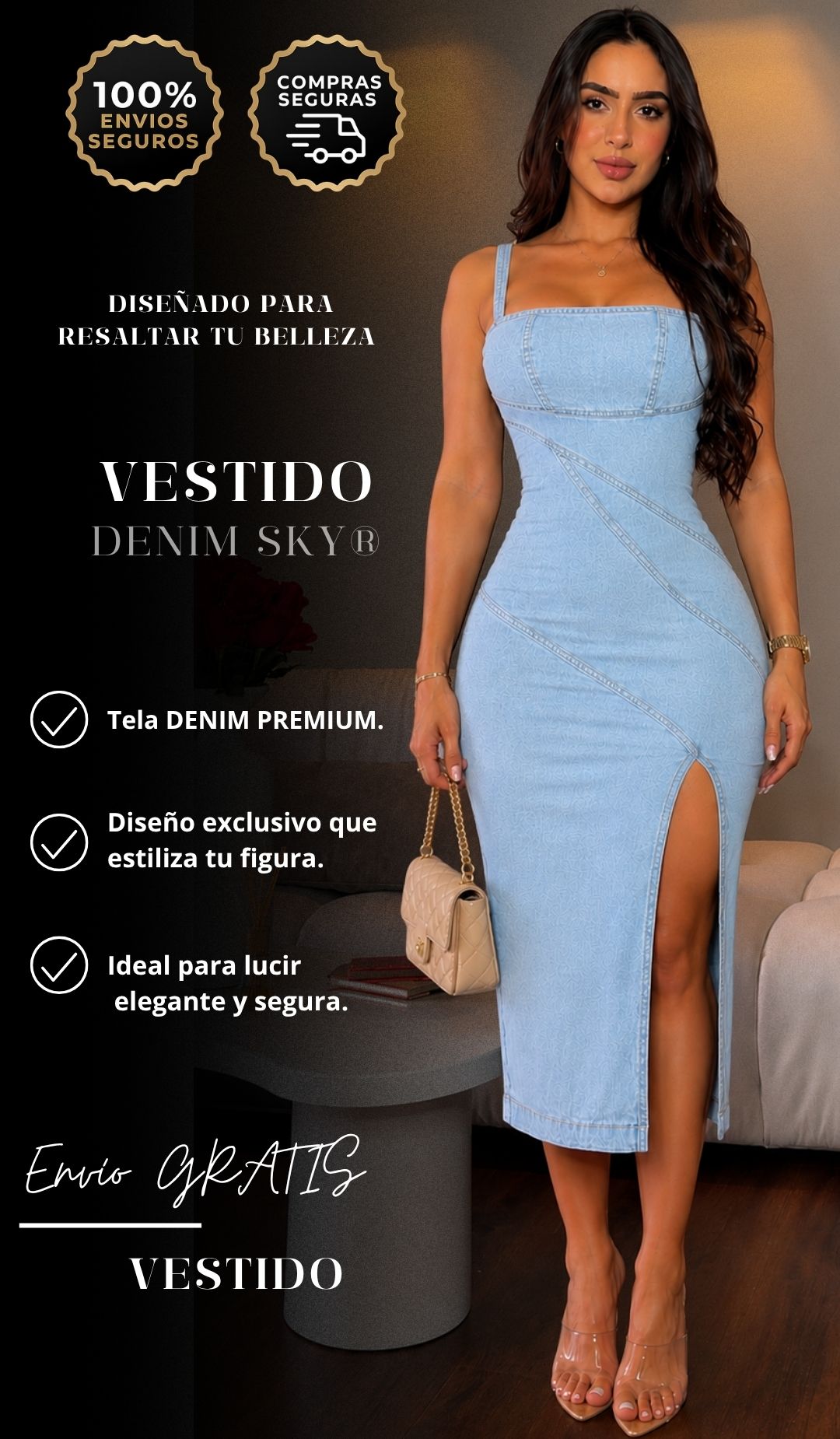 VESTIDO DENIM SKY®