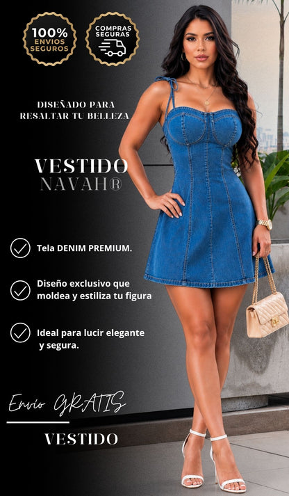 VESTIDO DENIM NAVAH®