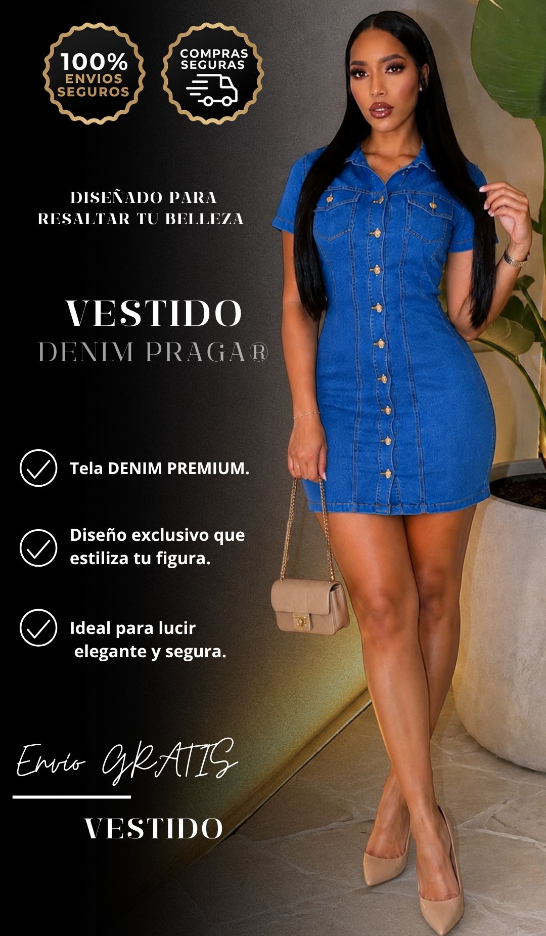 VESTIDO DENIM PRAGA®