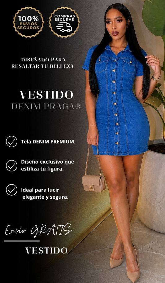 VESTIDO DENIM PRAGA®