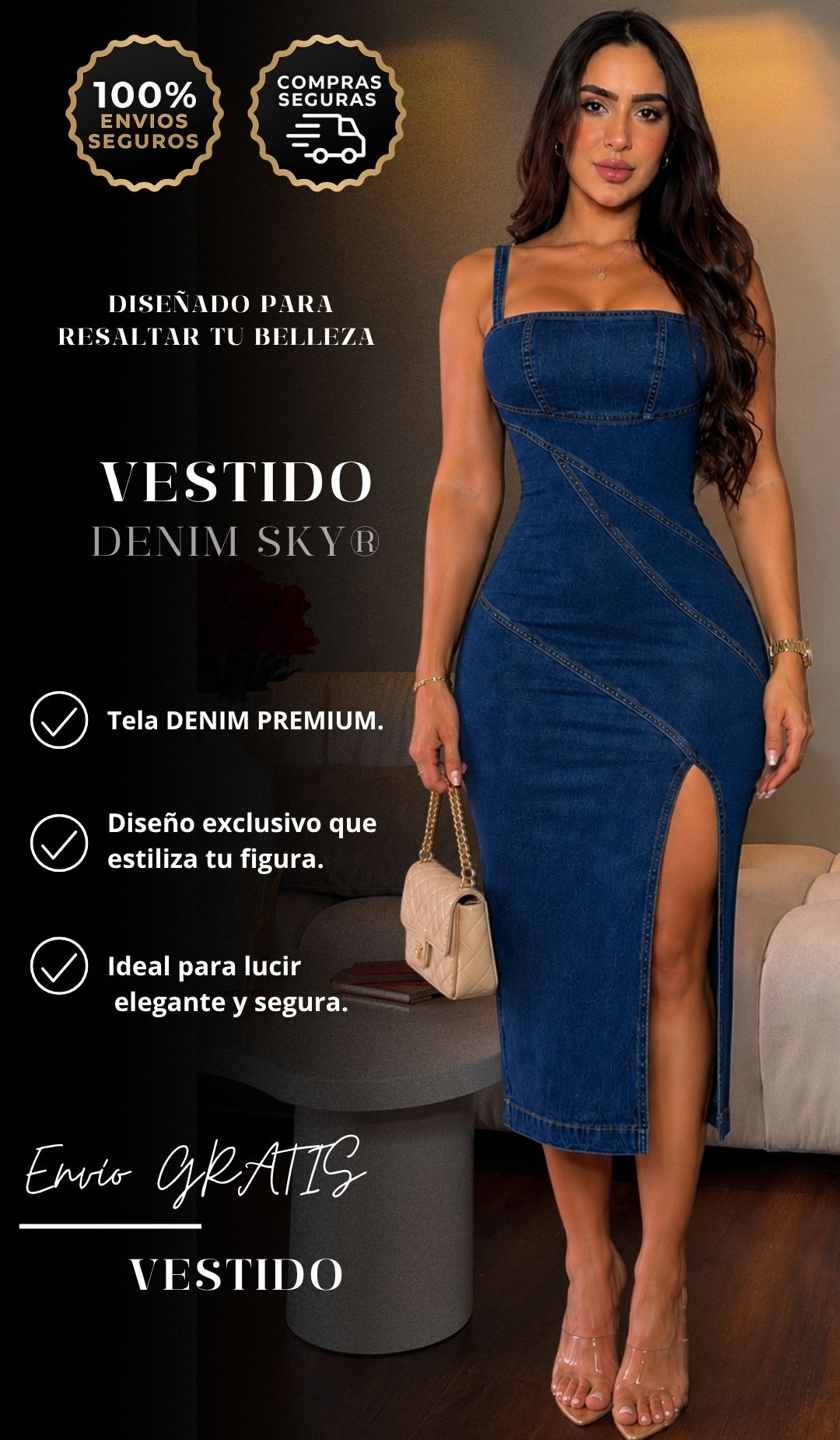 VESTIDO DENIM SKY®