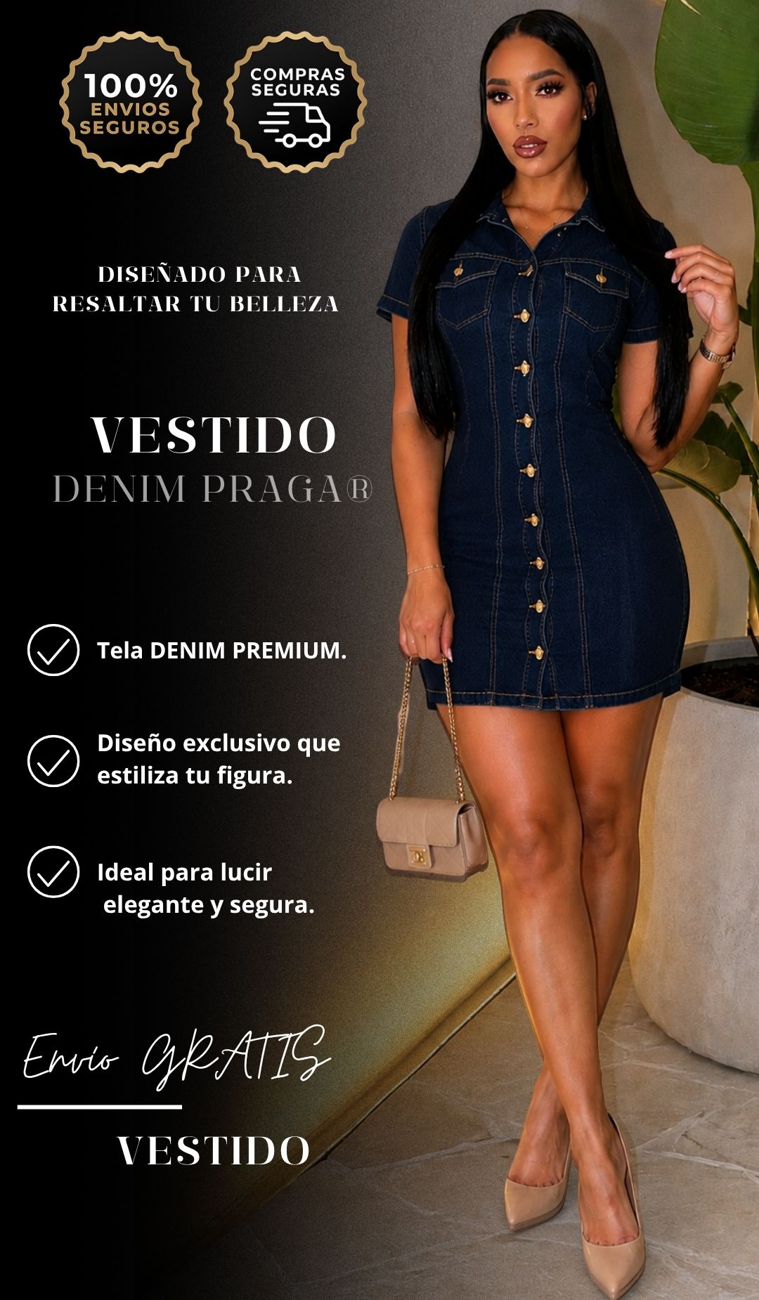 VESTIDO DENIM PRAGA®