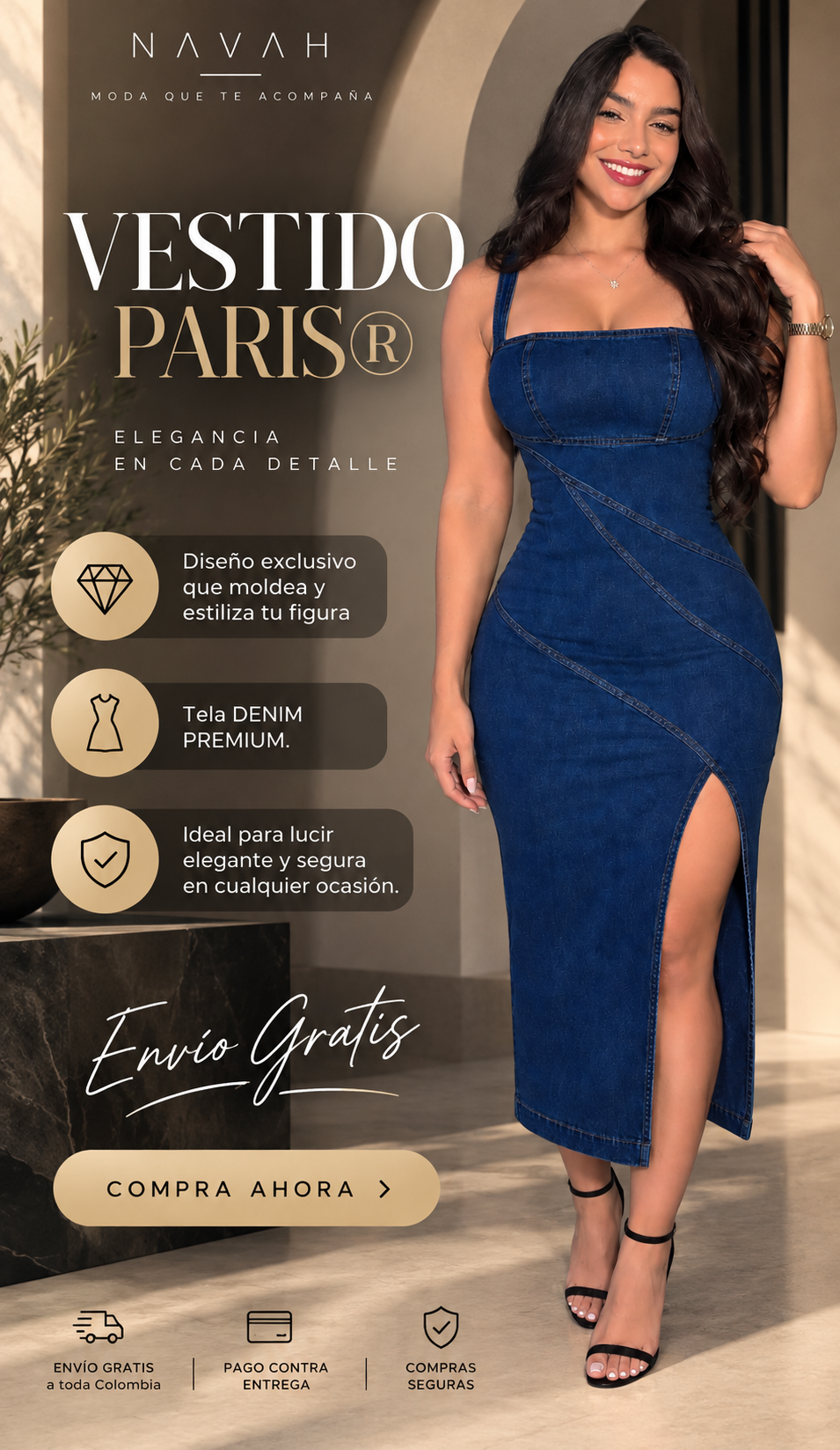 VESTIDO PARÍS DENIM®